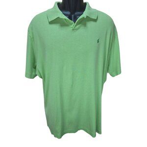 Polo Ralph Lauren Mens XL Polo 100% Pima Cotton Classic Fit Green Shirt